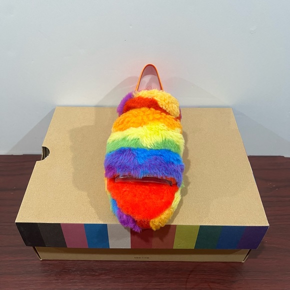Ugg, Girls, Fluff Yeah Slide, 1119840K, Rainbow - Picture 6 of 12